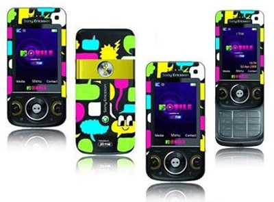 Sony Ericsson W760 MTV có màu sắc trẻ trung. Ảnh: Softpedia.