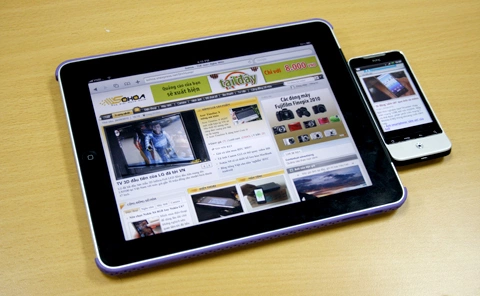 Apple iPad. Ảnh: Tuấn Hưng.