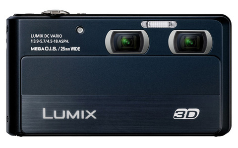 Lumix 3D1 với màn hình cảm ứng lớn.