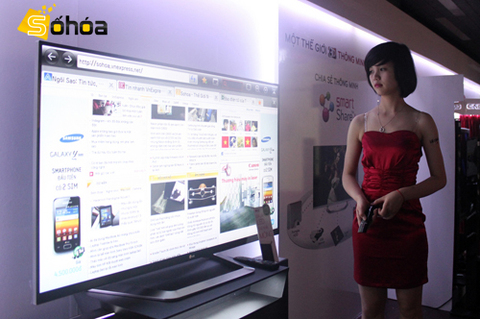LM7600 là dòng Cinema 3D thứ hai của LG phát hành tại Việt Nam trong năm 2012.