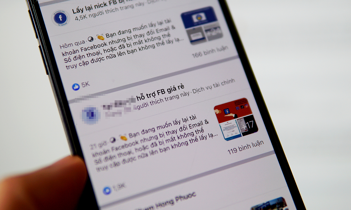 Mất tiền oan vì dịch vụ mở khóa tài khoản Facebook