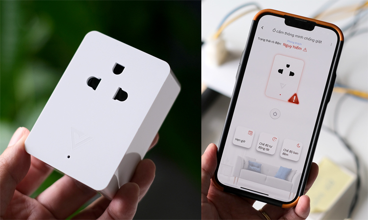 Ổ cắm thông minh đầu tiên có chống giật