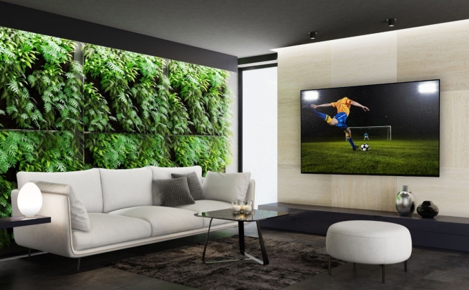 XR OLED Motion trên A80K giúp các chuyển động rõ nét, bắt trọn khoảnh khắc trong từng pha bóng. Ảnh: Sony