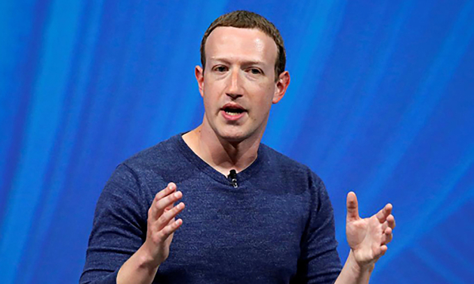 Mark Zuckerberg. Ảnh: Reuters