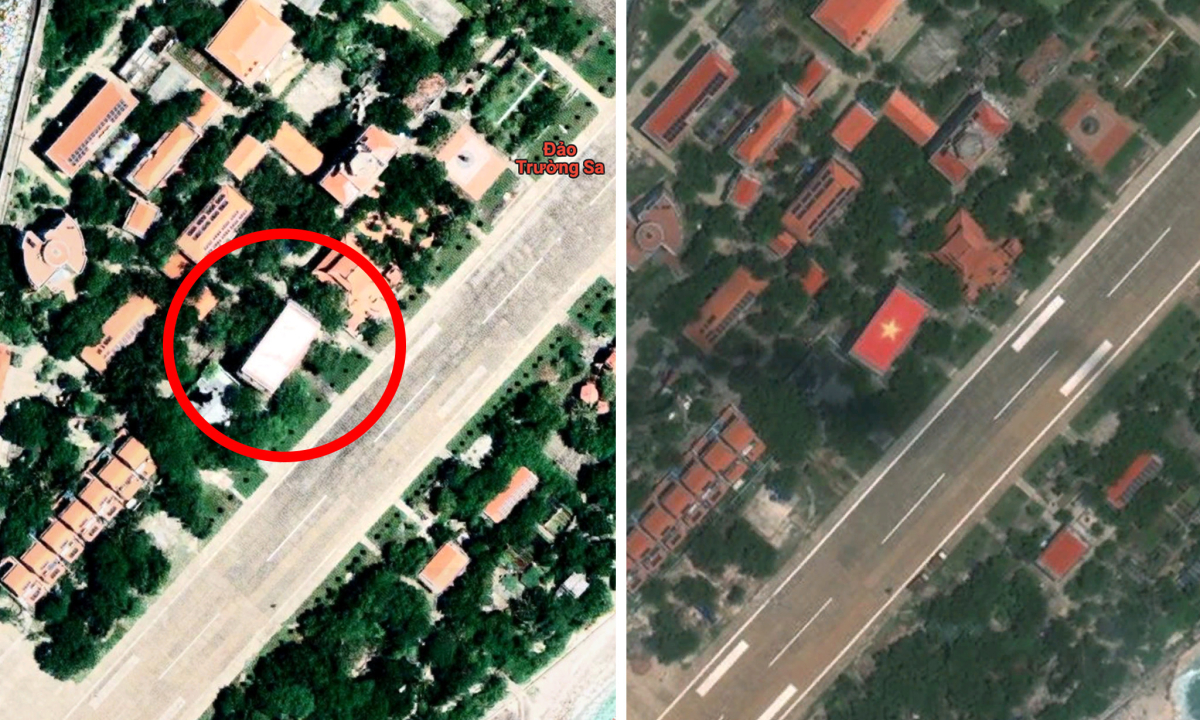 Google Maps không hiển thị hình ảnh cờ Việt Nam tại Trường Sa