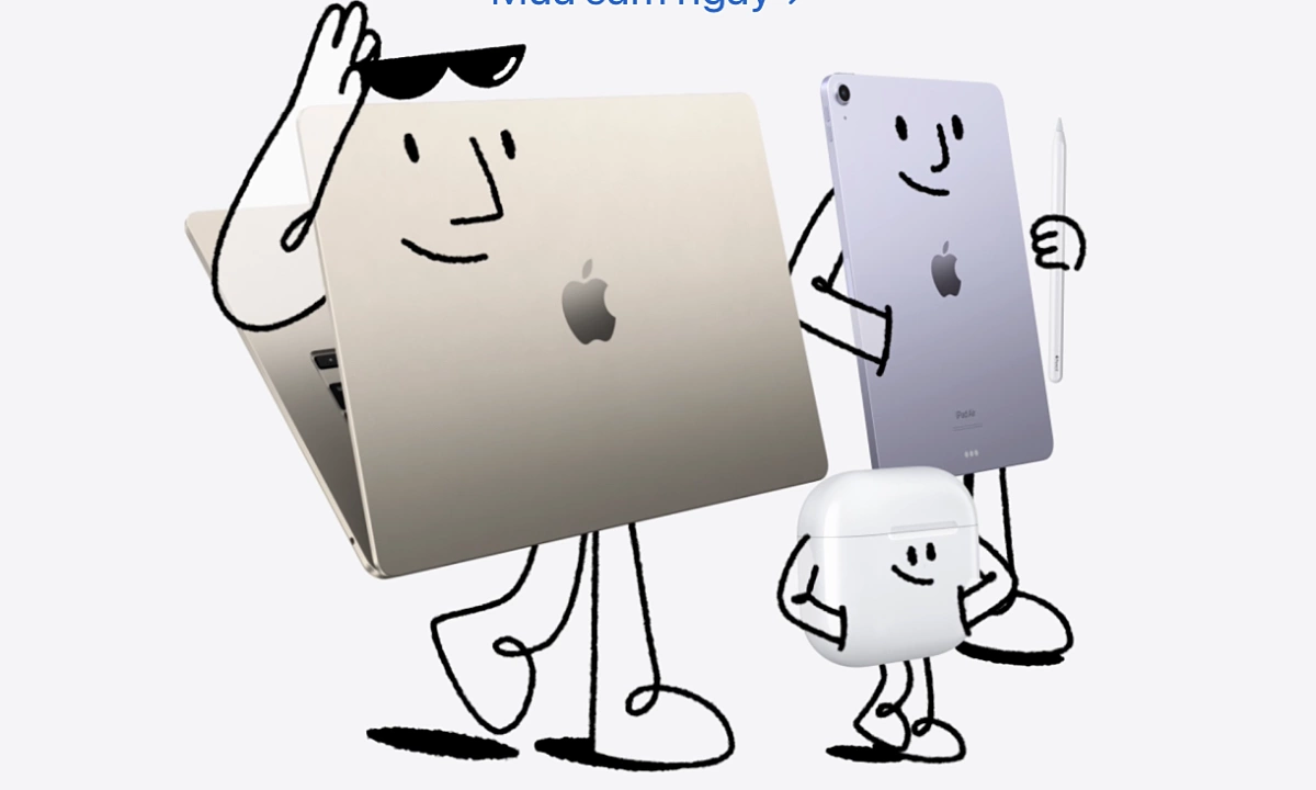 Apple bán MacBook tặng AirPods cho sinh viên Việt