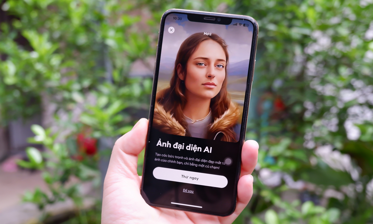 Trào lưu "tự chụp ảnh bằng AI"