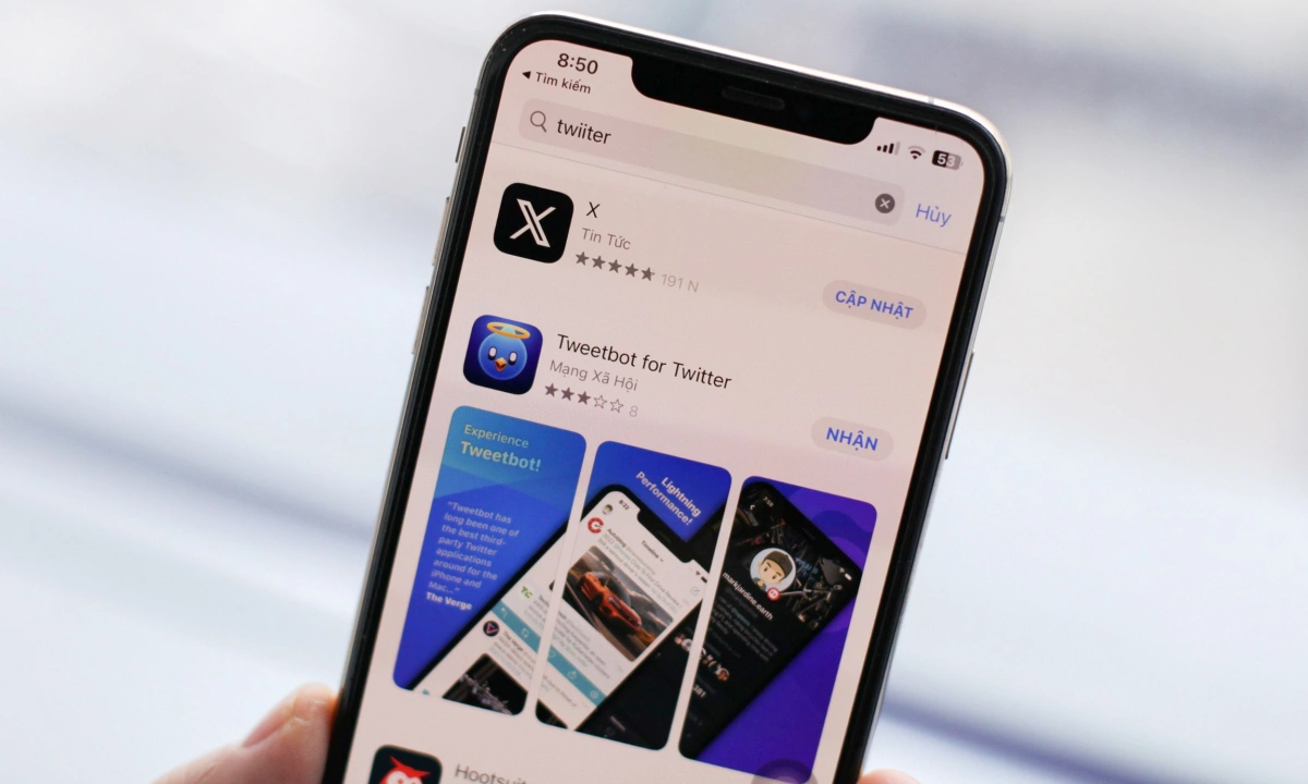 Apple chấp nhận tên ứng dụng X