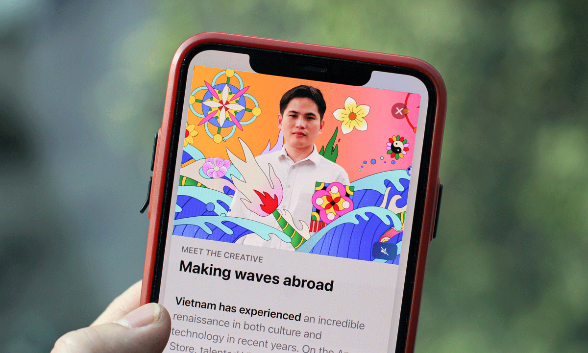 Hành trình được Apple vinh danh của nhà sáng tạo 9x Việt