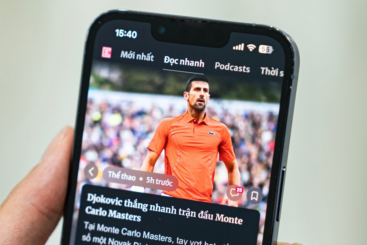 App VnExpress bổ sung tính năng Đọc nhanh ứng dụng AI