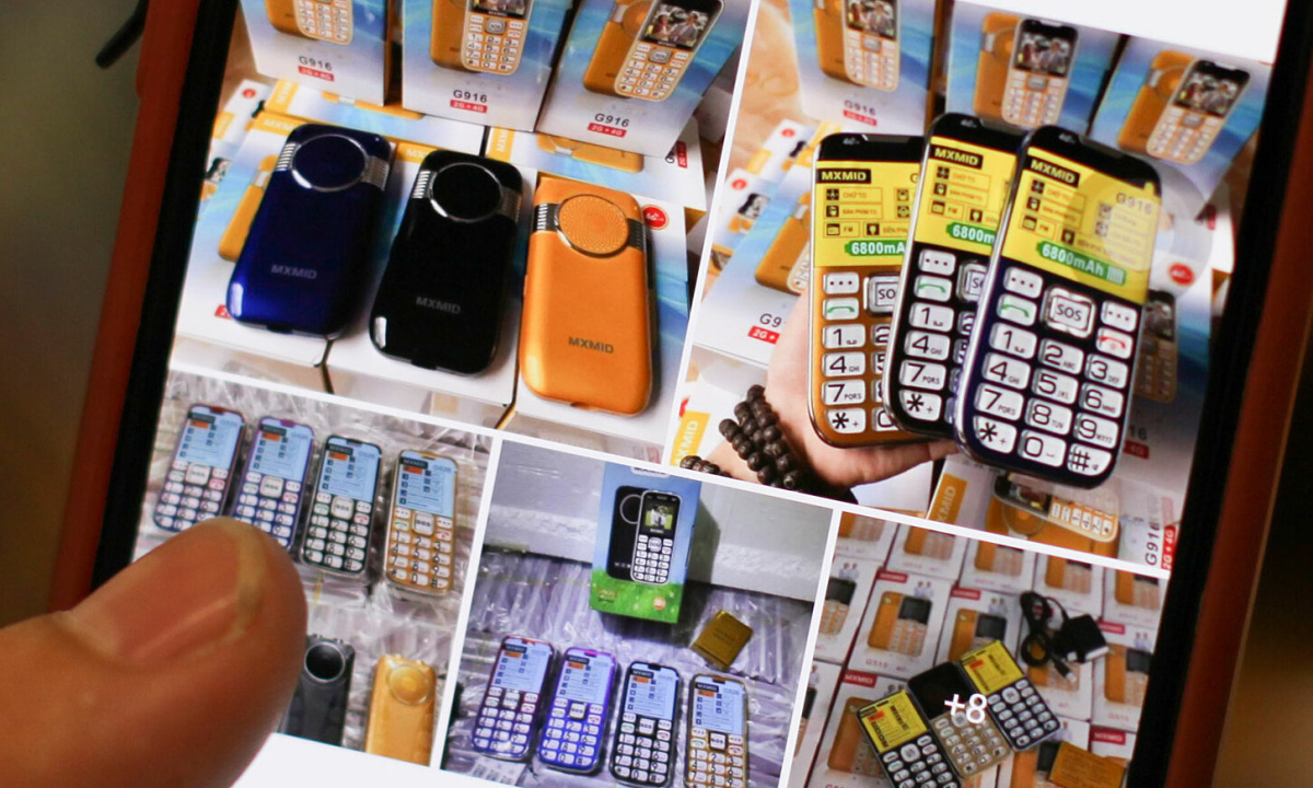 Lừa bán "điện thoại 2G gắn mác 4G" giá rẻ