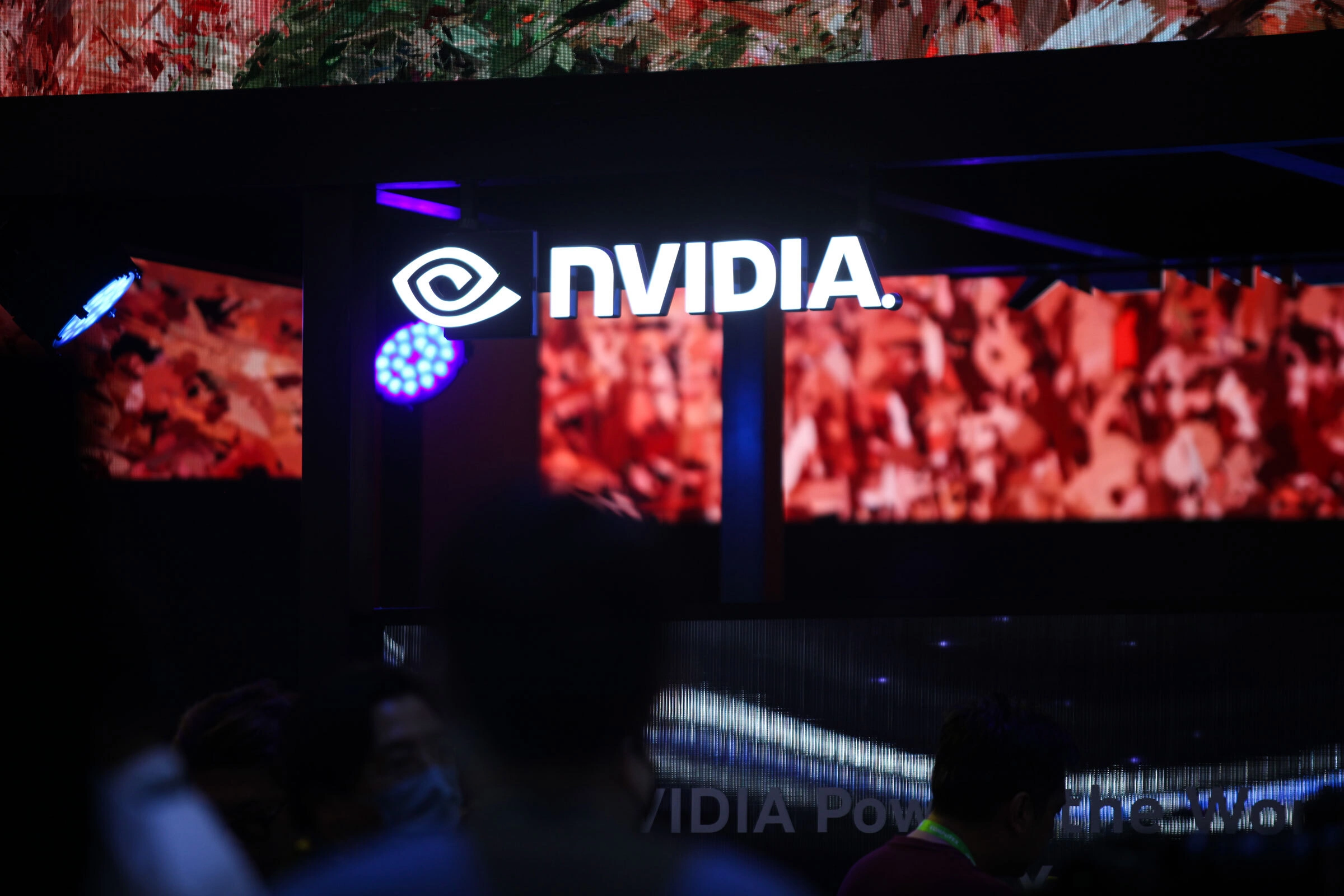 Logo Nvidia tại Triển lãm Computex 2024 diễn ra ở Đài Bắc, Đài Loan hồi tháng 6/2024. Ảnh: Khương Nha