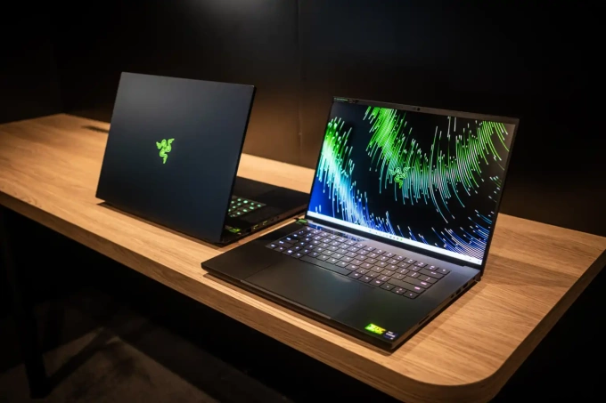 Một số mẫu laptop của Razer. Ảnh: IDG